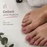 Gellack ohne Pediküre