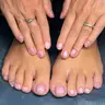 SET:💎 Hard Gel Manicure + Gel Pedicure (Short Length) / Master Liudmyla
