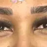 Auffüllen-Wimpern nach 4 Wochen