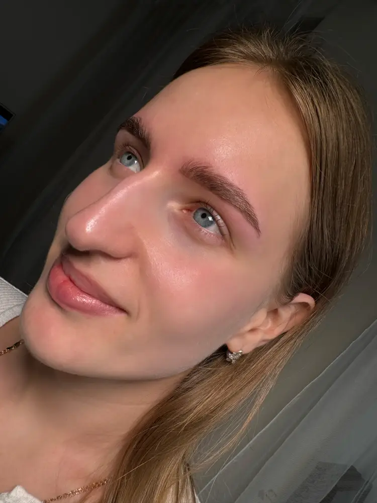 Laminace řasy, obočí , PMU photo 2