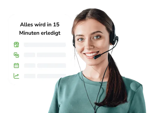 Vereinbare e Telefonat mit dim persönliche Manager