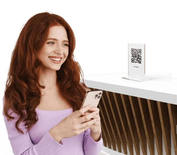 QR-код оплаты на ресепшене
