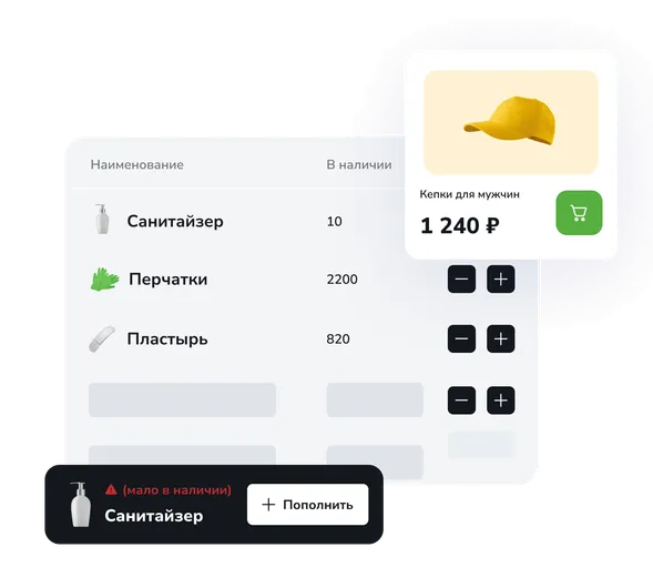 Инвентарь и потребительские товары