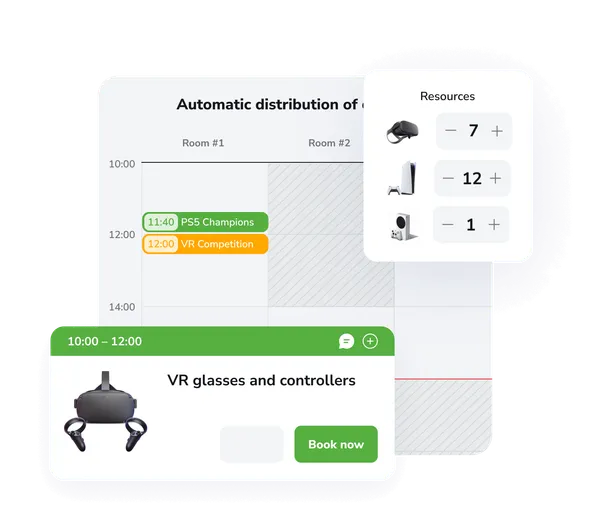 Rent out equipment or a space Units