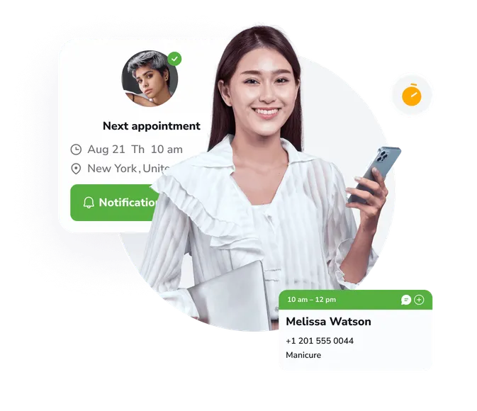 Automate appointments and enjoy the experience Online booking