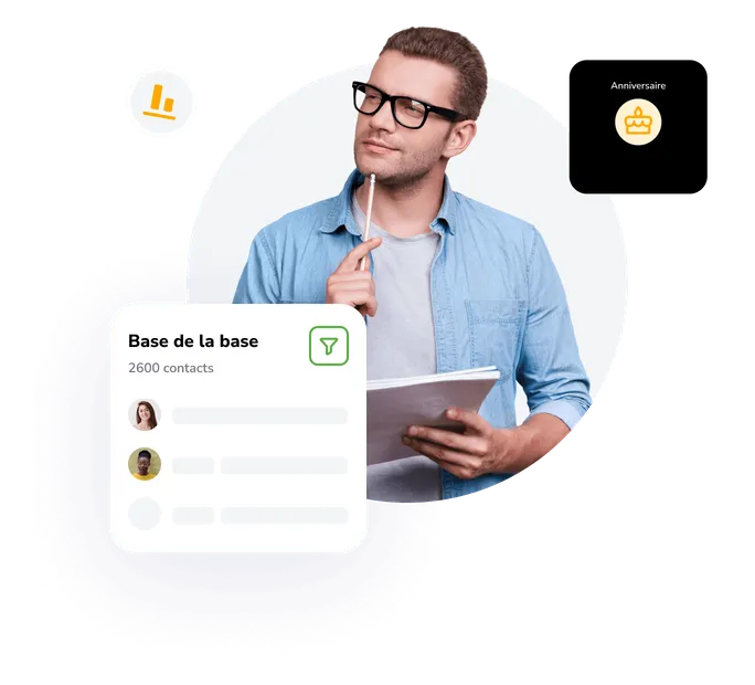 Collectez des informations complètes sur vos clients Base de données clients