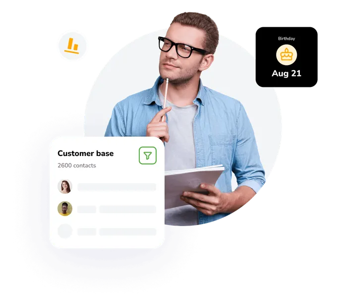 Collect complete customer information Customer database